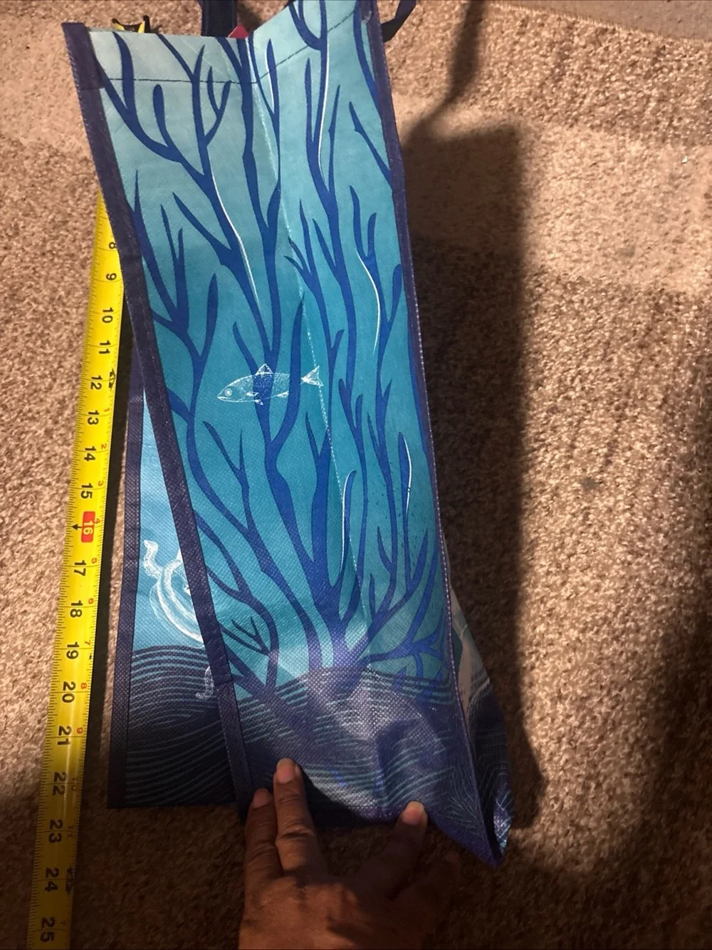 Trader Joes Recycled Ocean Plastic Tote Bag Reusable